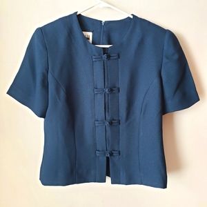 Vintage Teal Blouse